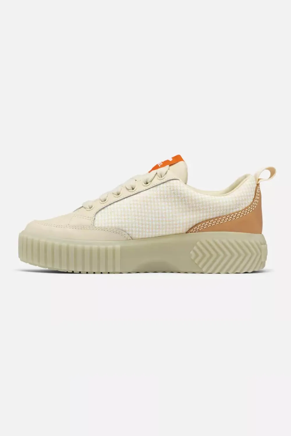 Sorel Out N About Ave Low Waterproof Sneakers for Women in Bleached Ceramic/Light Aloe | 2115191-165