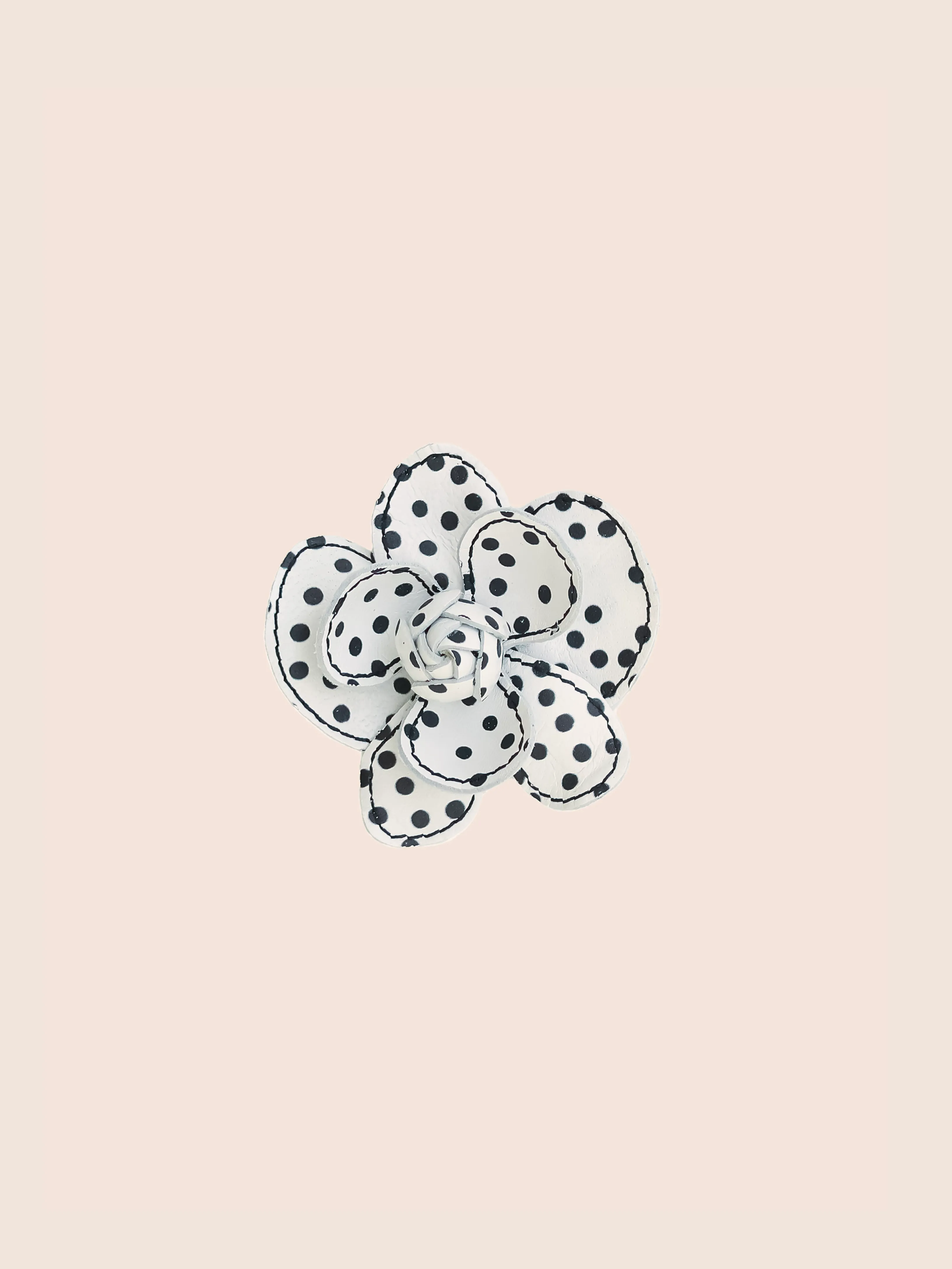 Stitch Flower Clip Polka Dot Maguire