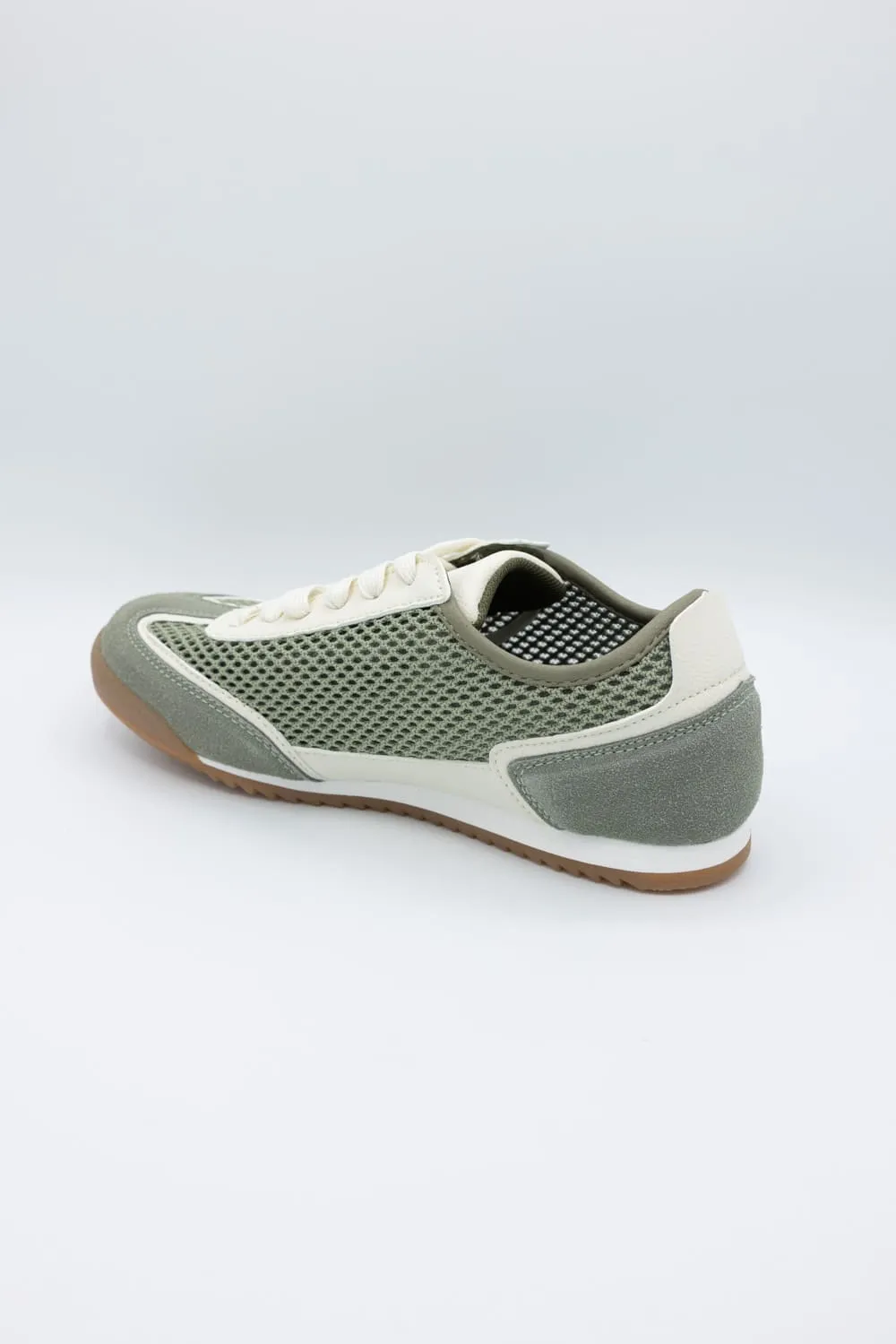 Top Moda Carly Mesh Sneakers for Women in Green | CARLY-1 GREEN