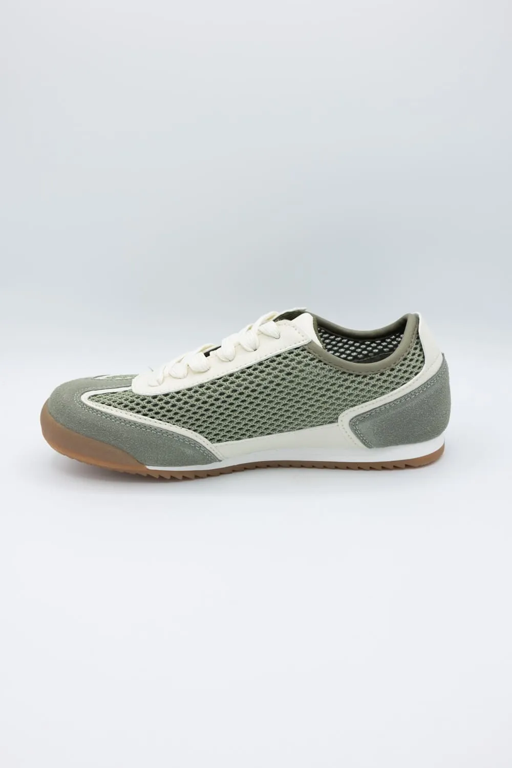 Top Moda Carly Mesh Sneakers for Women in Green | CARLY-1 GREEN