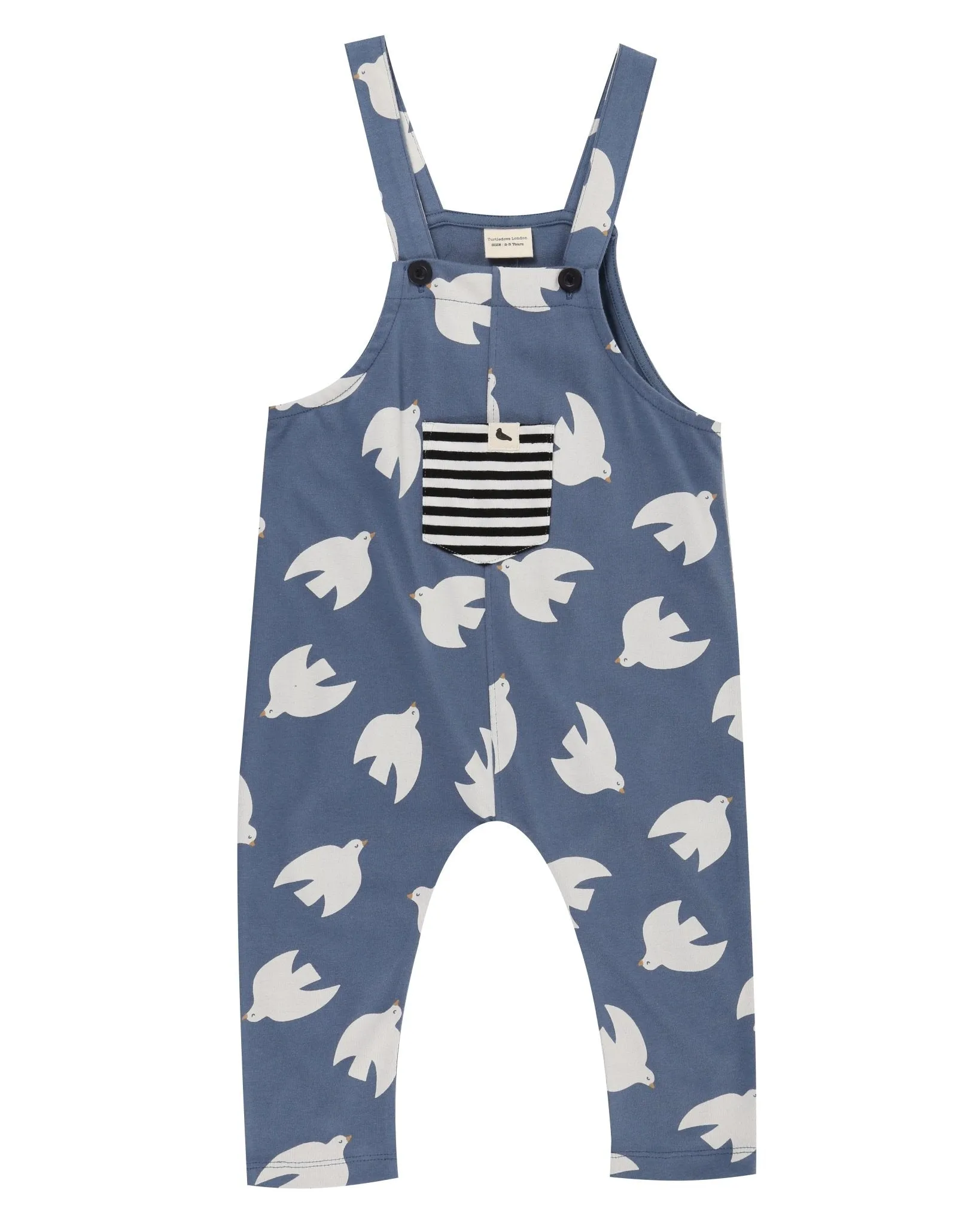 Turtledove London: Seagull Easy Fit Dungaree