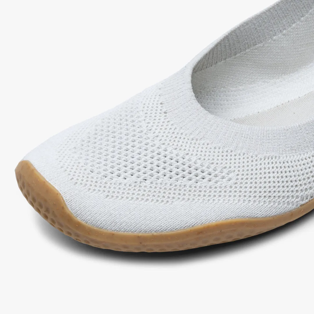 Vivobarefoot Asana Yin Ballerina Knit Womens  Limestone