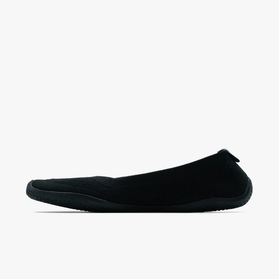 Vivobarefoot Asana Yin Ballerina Knit Womens  Obsidian