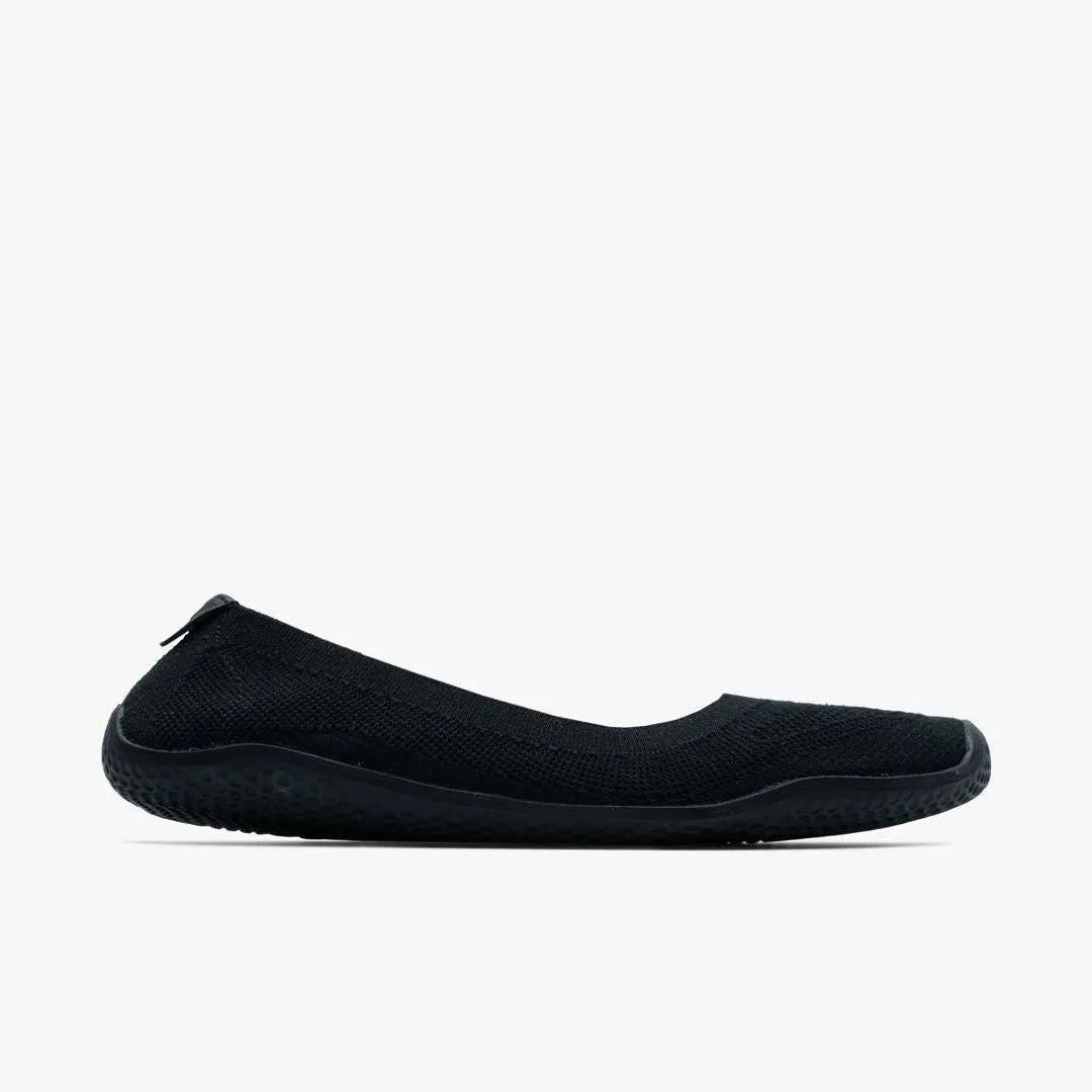 Vivobarefoot Asana Yin Ballerina Knit Womens  Obsidian