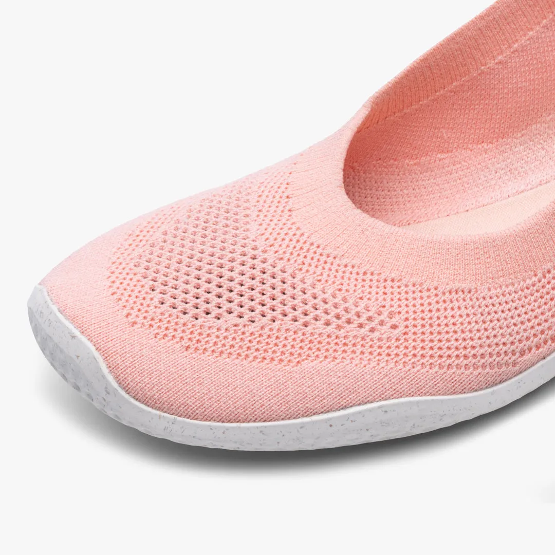 Vivobarefoot Asana Yin Ballerina Knit Womens  Peach