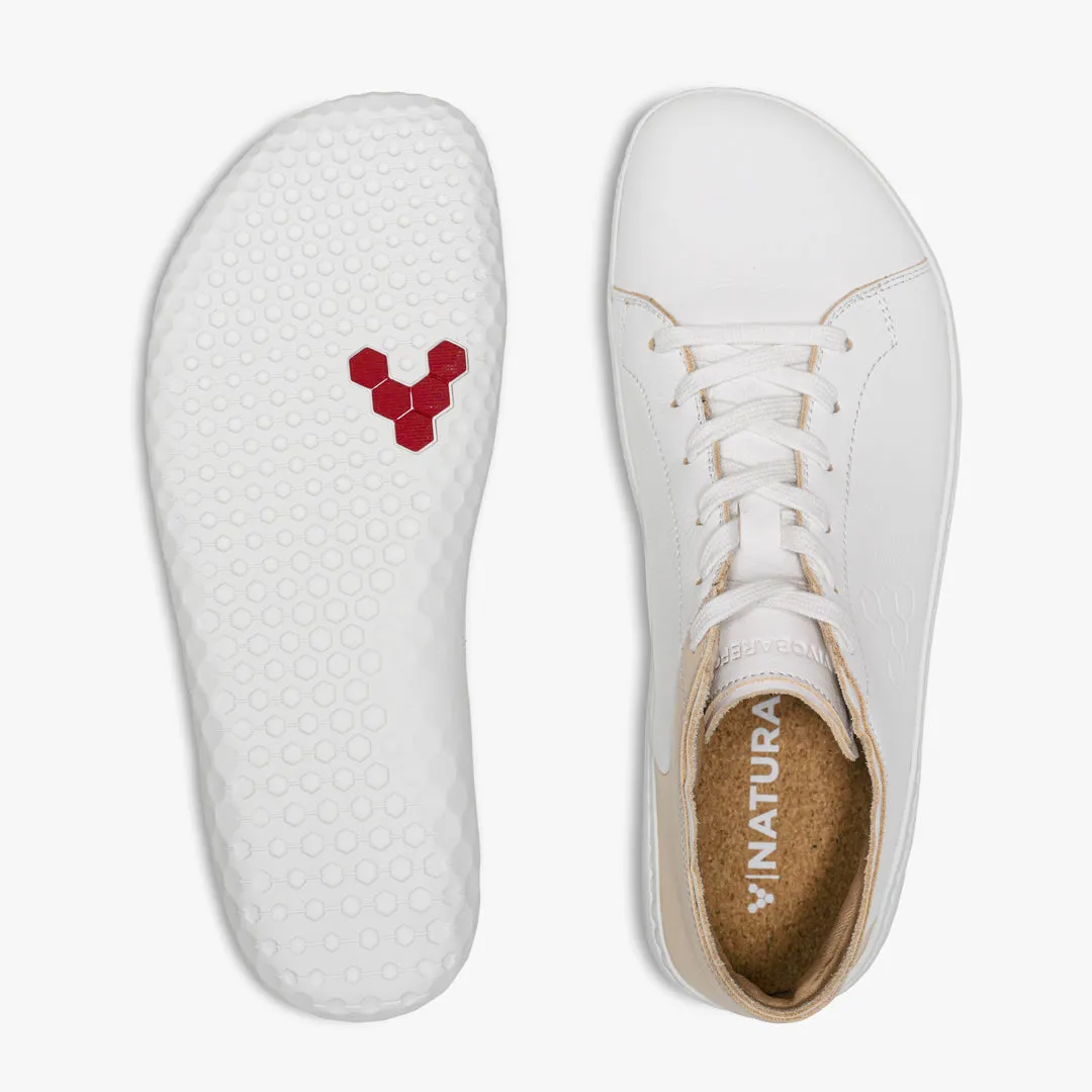 Vivobarefoot Geo Court III Womens  Off White / Pink