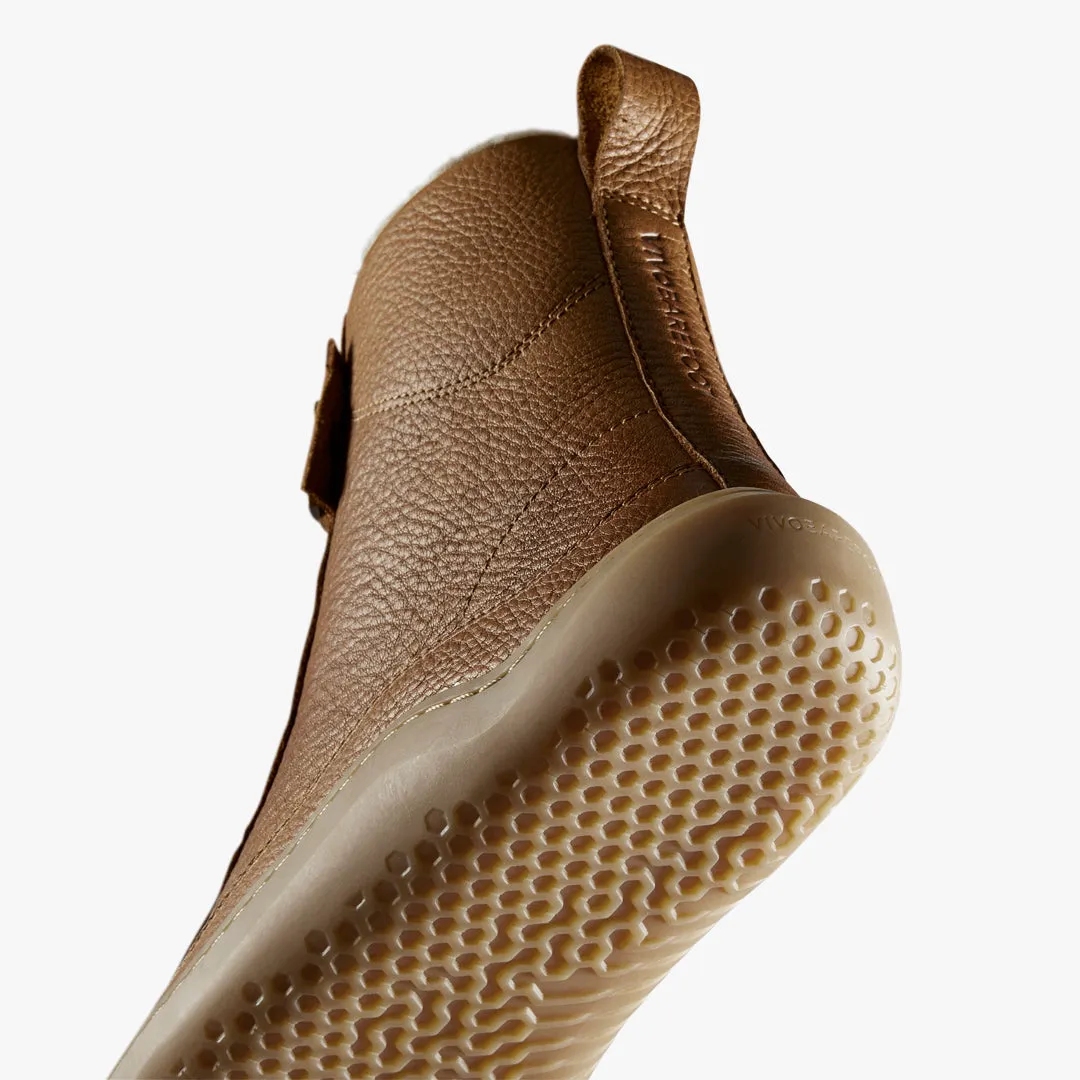 Vivobarefoot Gobi Boot Warmlined Womens  Light Tan