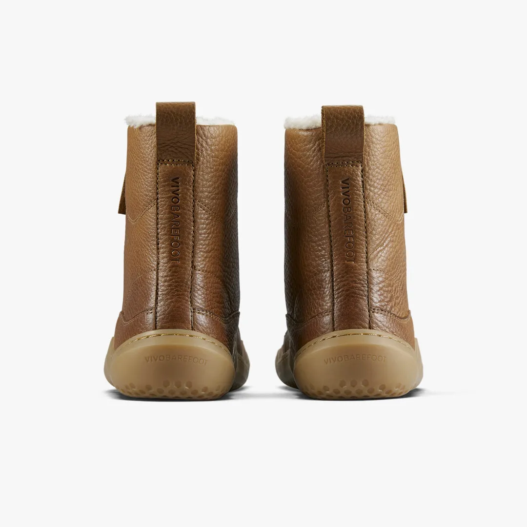 Vivobarefoot Gobi Boot Warmlined Womens  Light Tan
