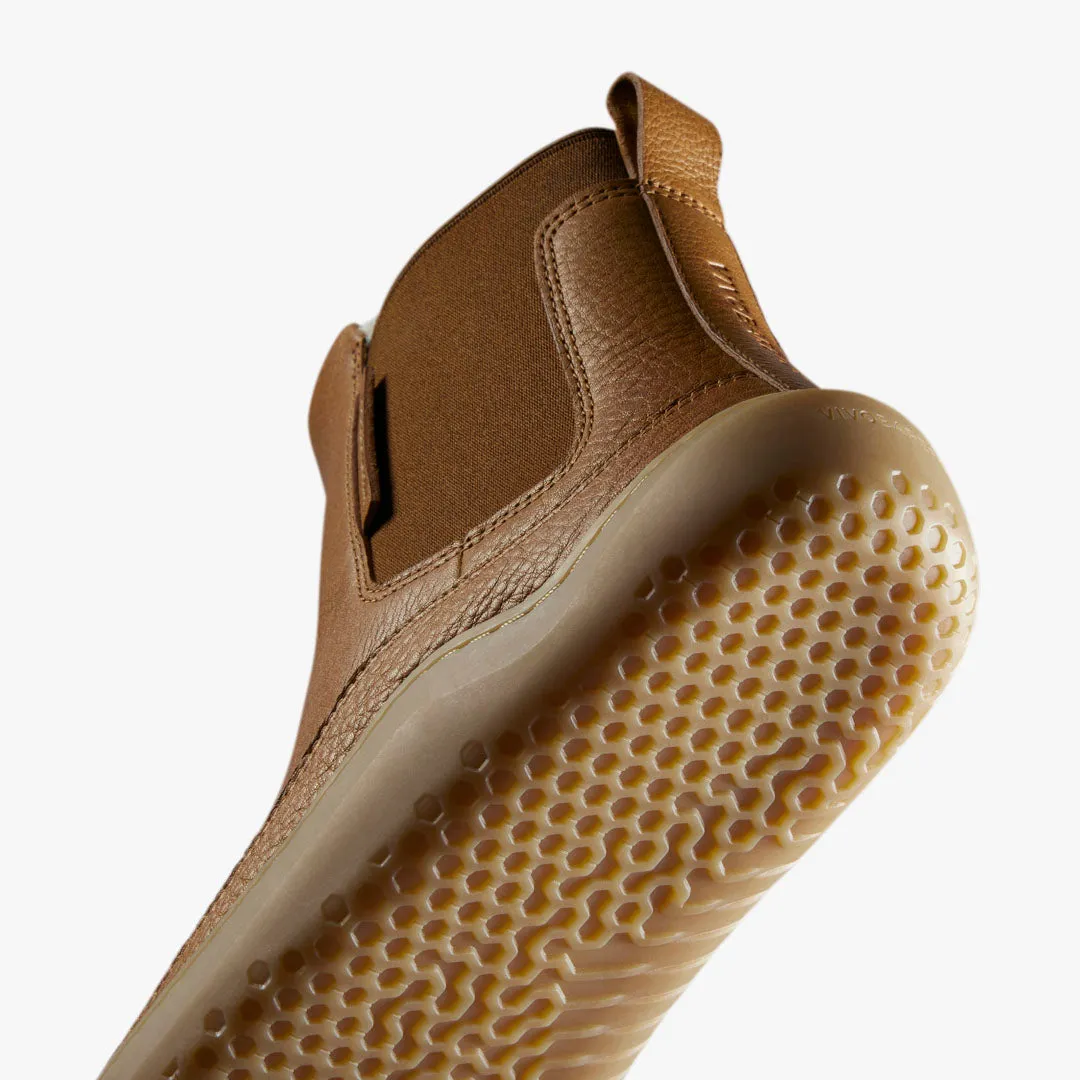 Vivobarefoot Gobi Chelsea Warmlined Womens  Light Tan
