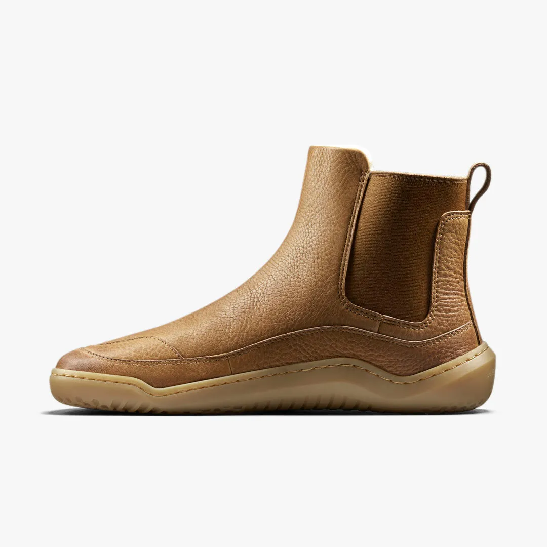 Vivobarefoot Gobi Chelsea Warmlined Womens  Light Tan