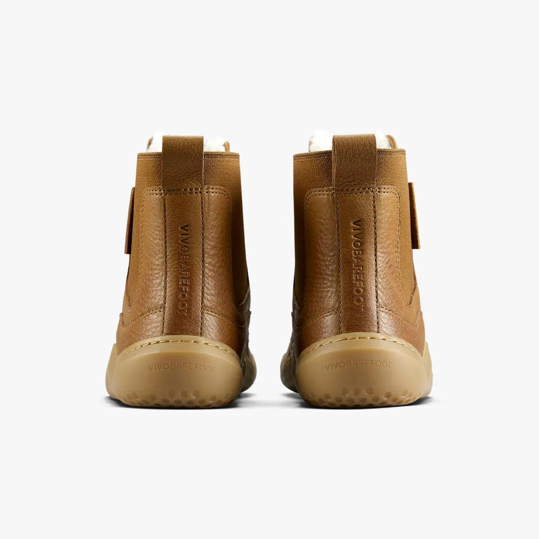 Vivobarefoot Gobi Chelsea Warmlined Womens  Light Tan