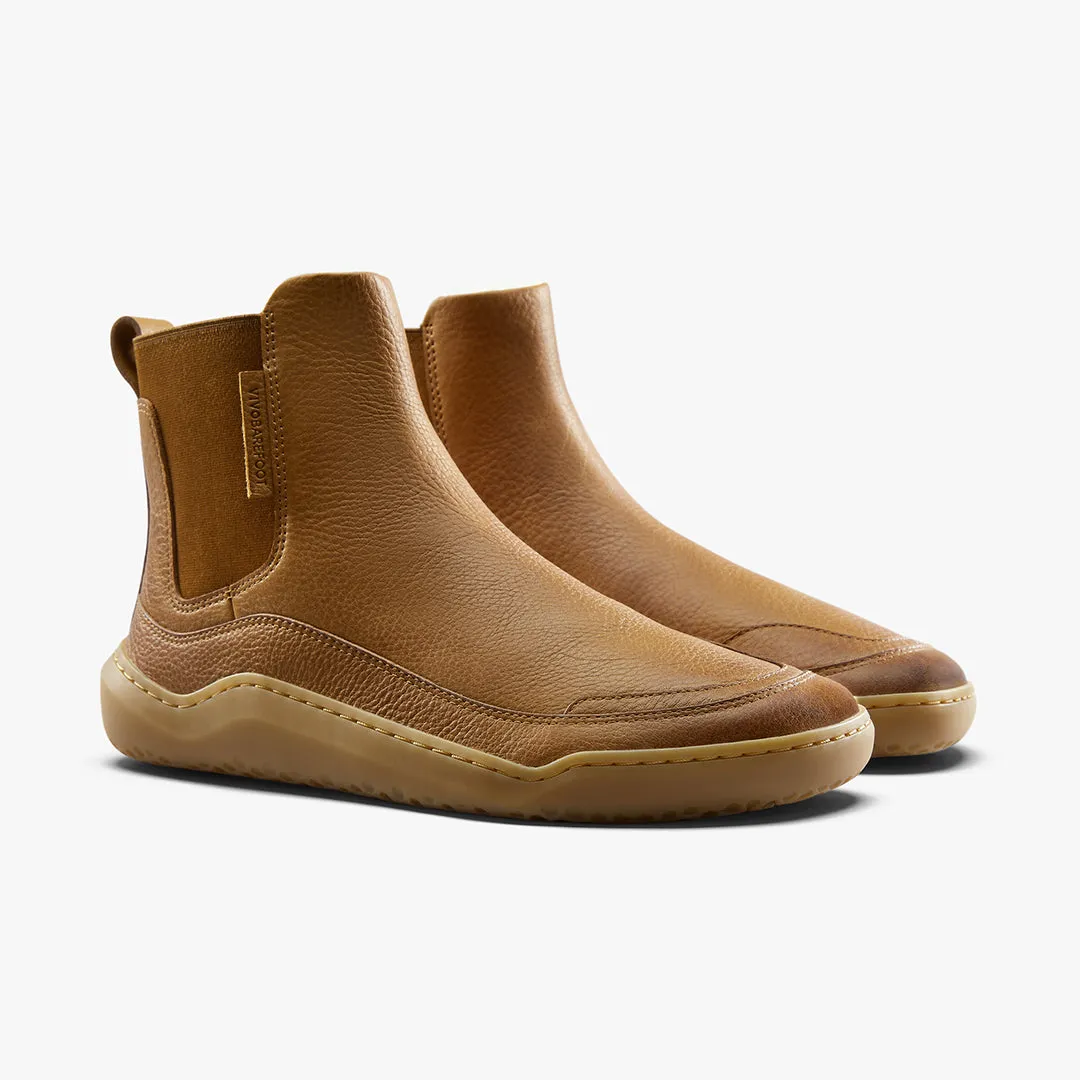 Vivobarefoot Gobi Chelsea Warmlined Womens  Light Tan