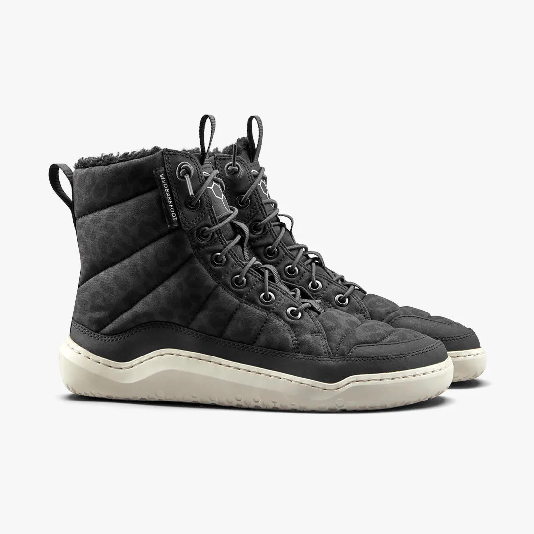 Vivobarefoot Gobi Hiber Womens  Obsidian Leopard