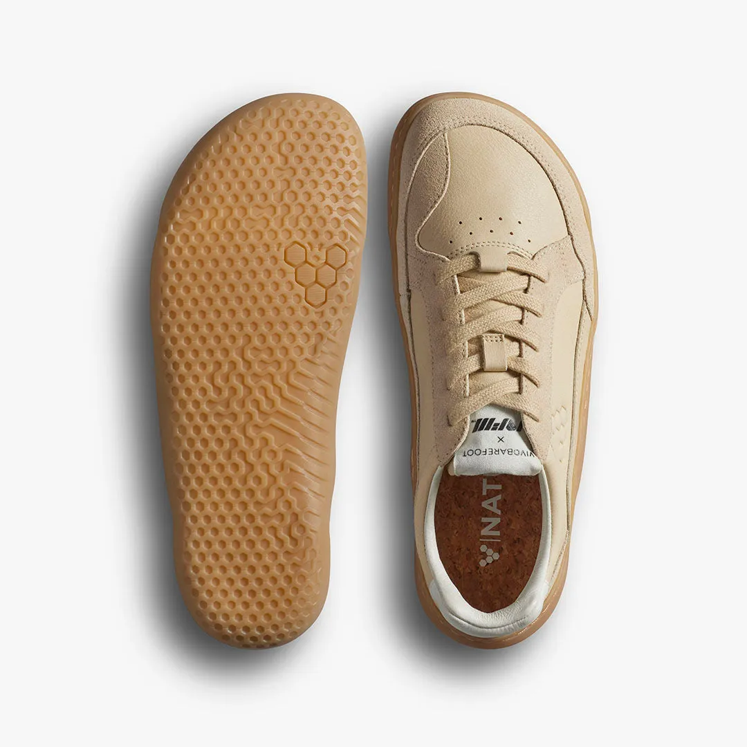 Vivobarefoot Gobi II Sneaker Premium Leather Mens  Desert Sand