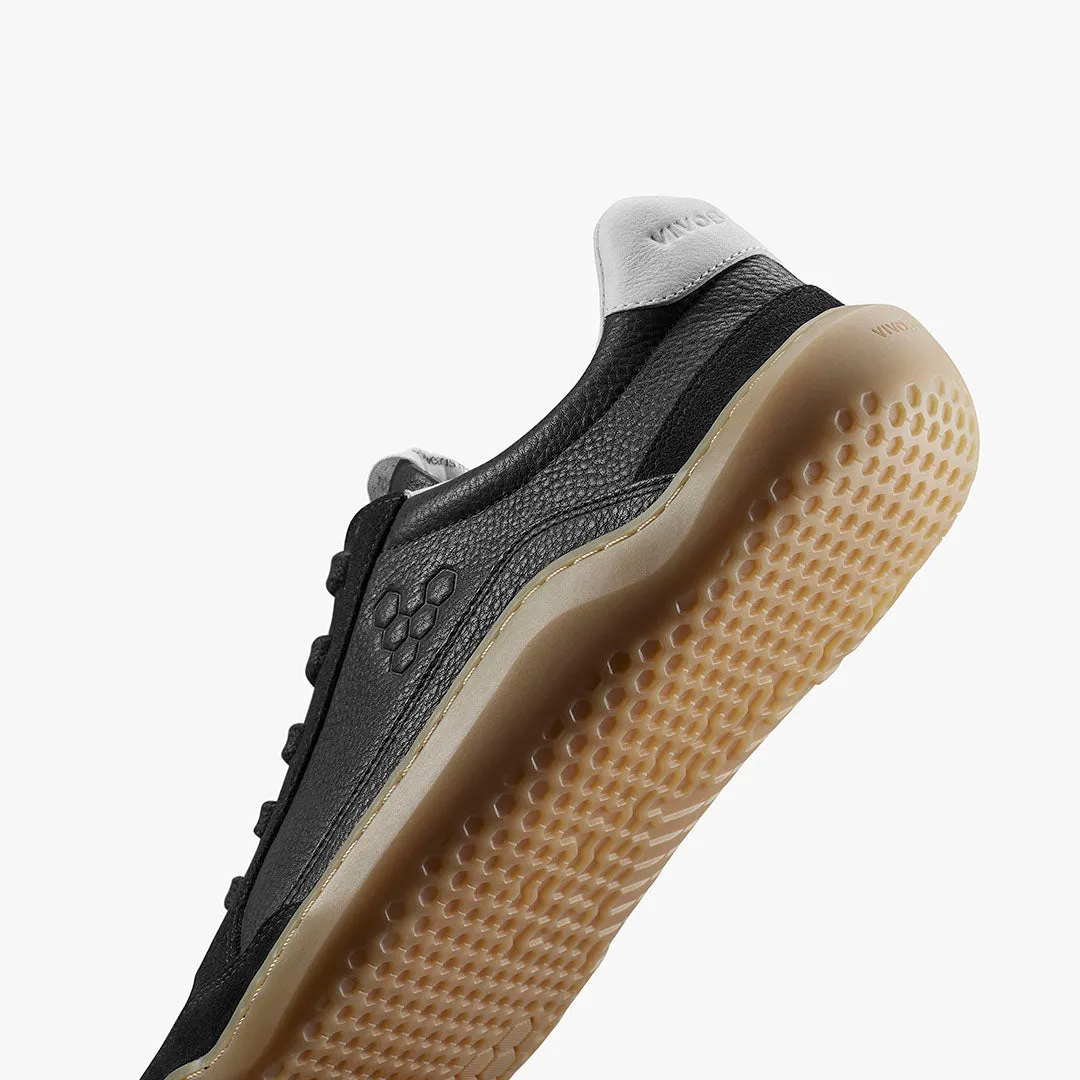 Vivobarefoot Gobi II Sneaker Premium Leather Mens  Obsidian