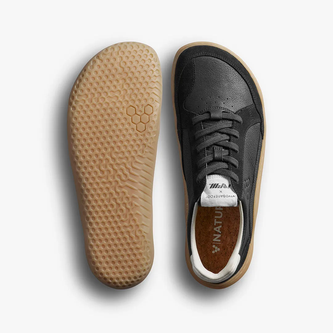 Vivobarefoot Gobi II Sneaker Premium Leather Mens  Obsidian