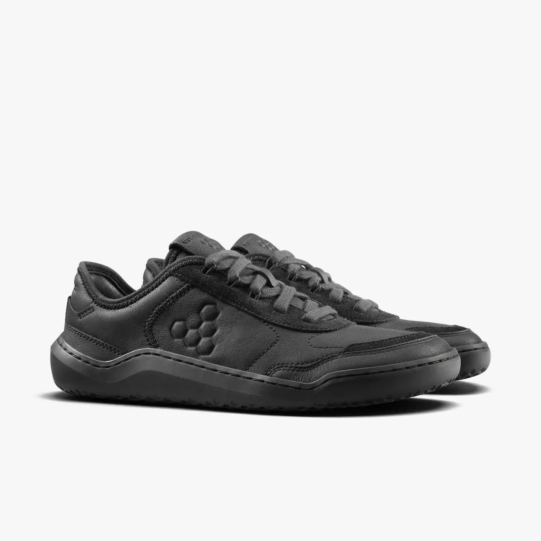 Vivobarefoot Gobi Sneaker Leather Mens  Obsidian