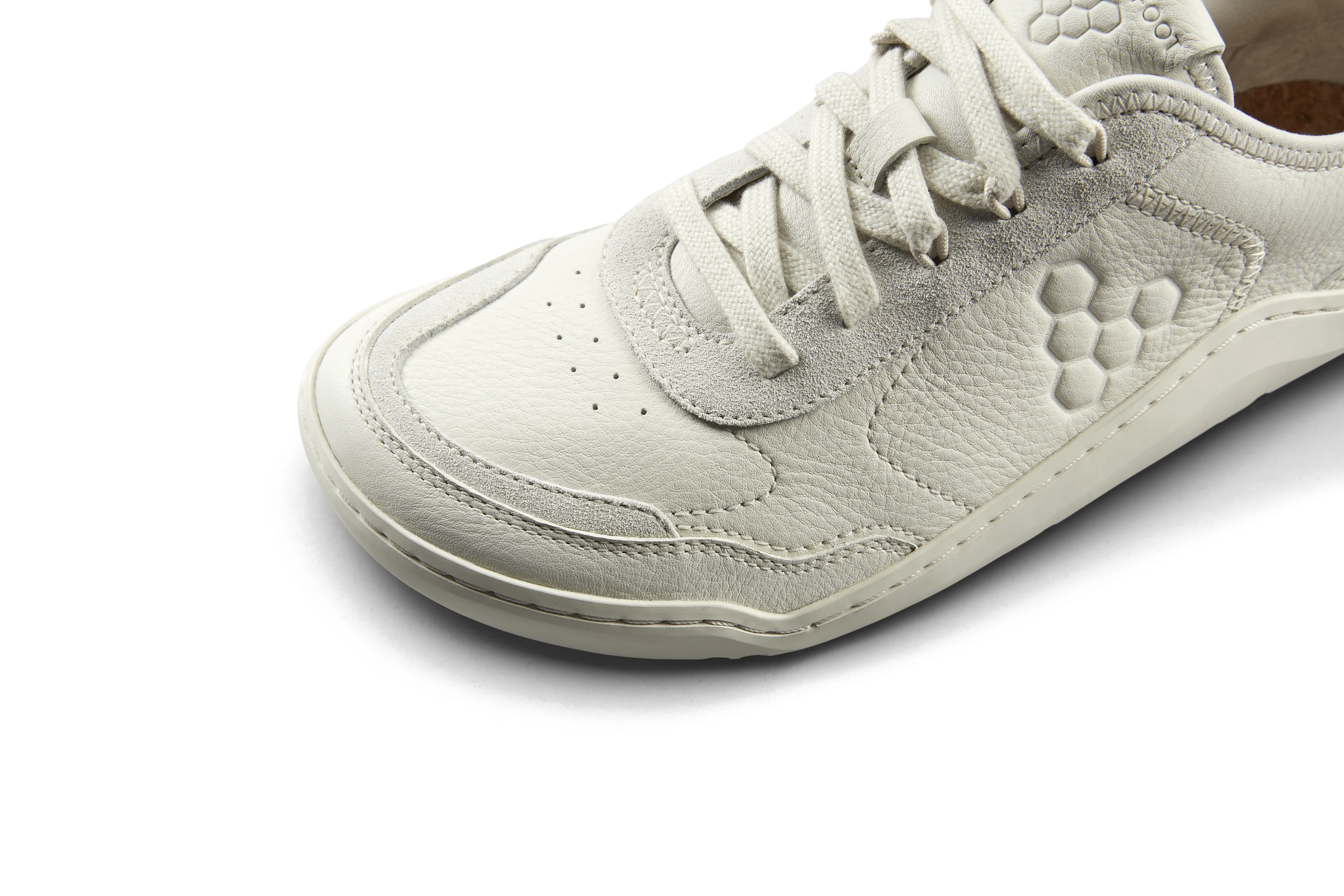 Vivobarefoot Gobi Sneaker Leather Womens  Limestone