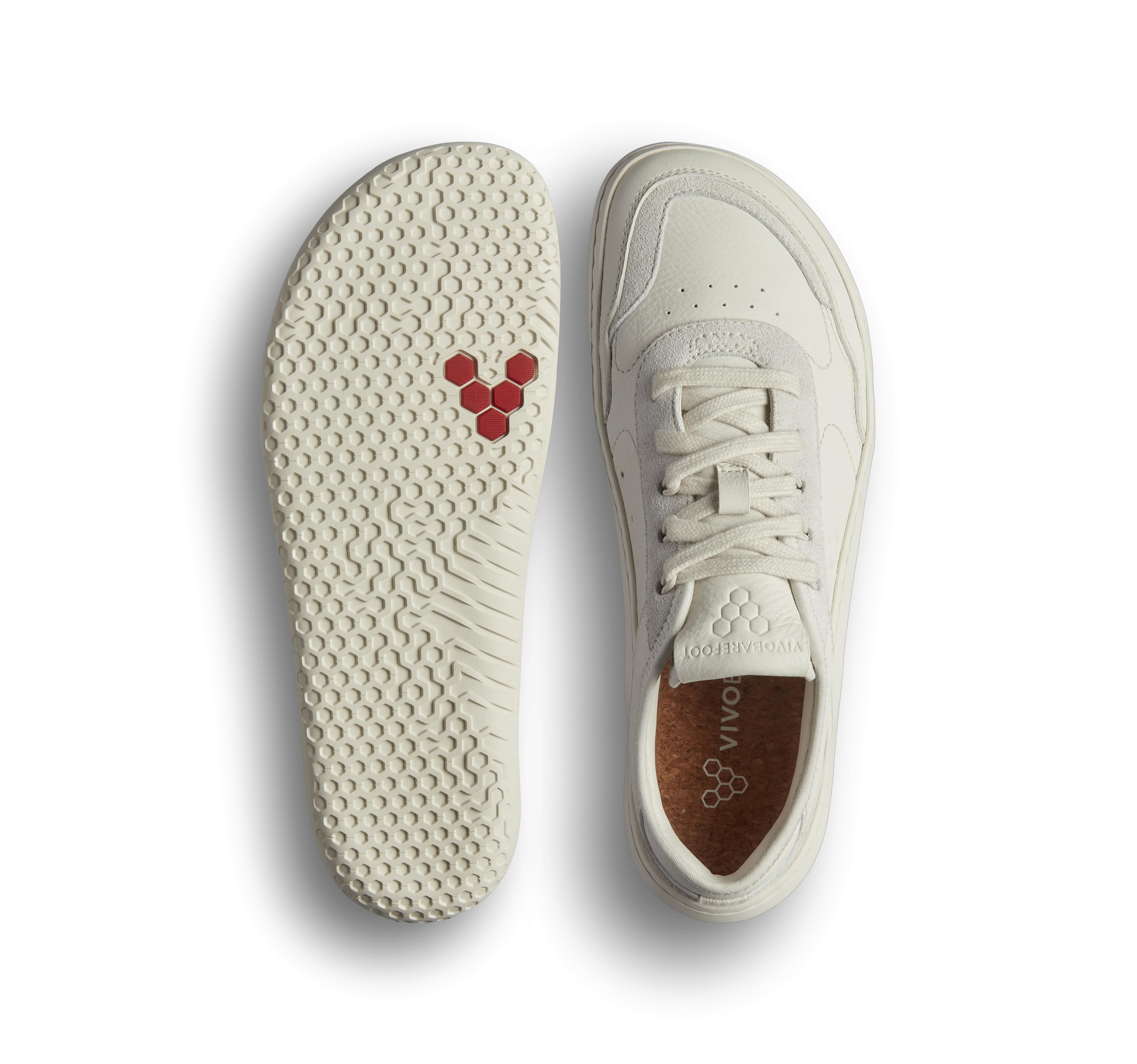 Vivobarefoot Gobi Sneaker Leather Womens  Limestone