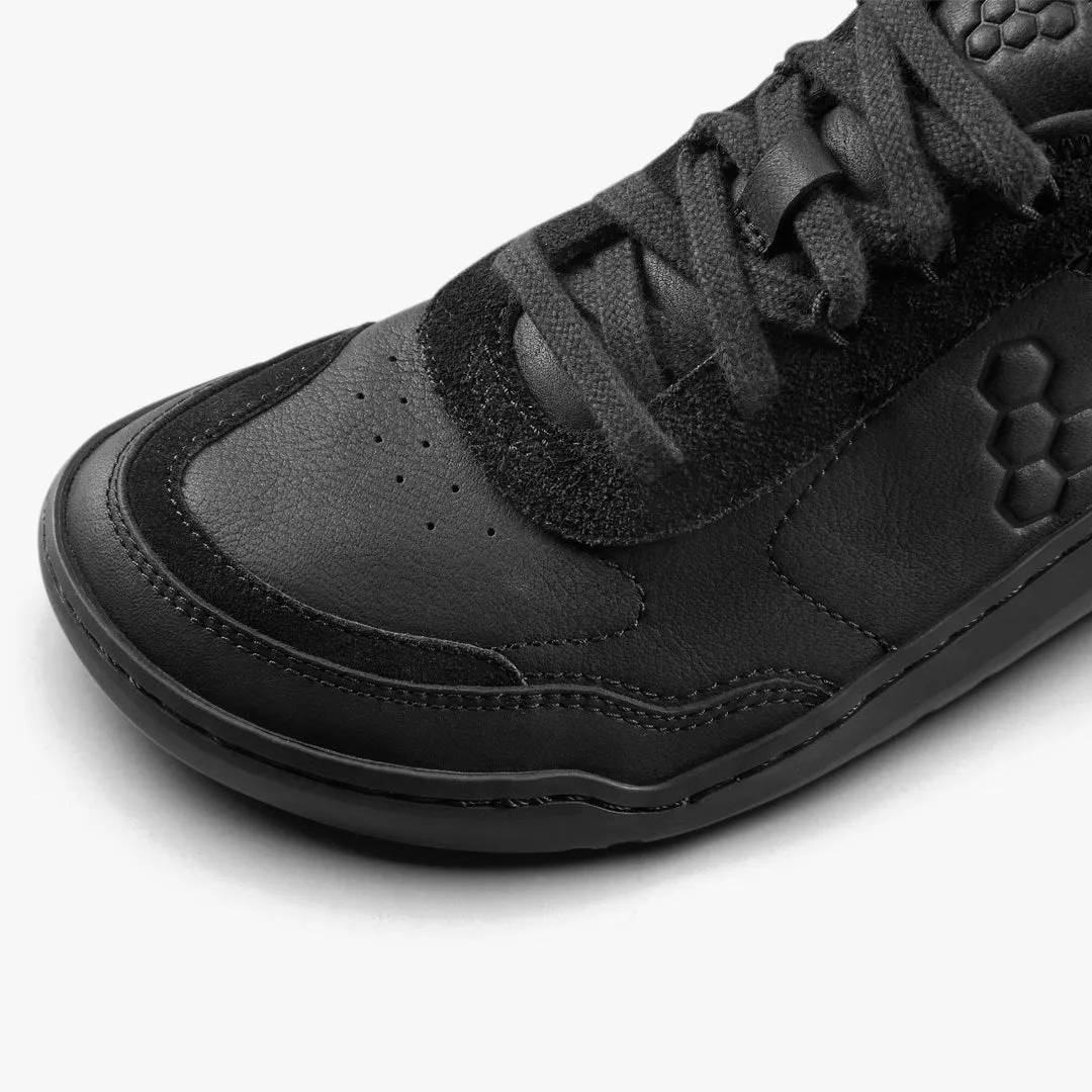 Vivobarefoot Gobi Sneaker Leather Womens  Obsidian