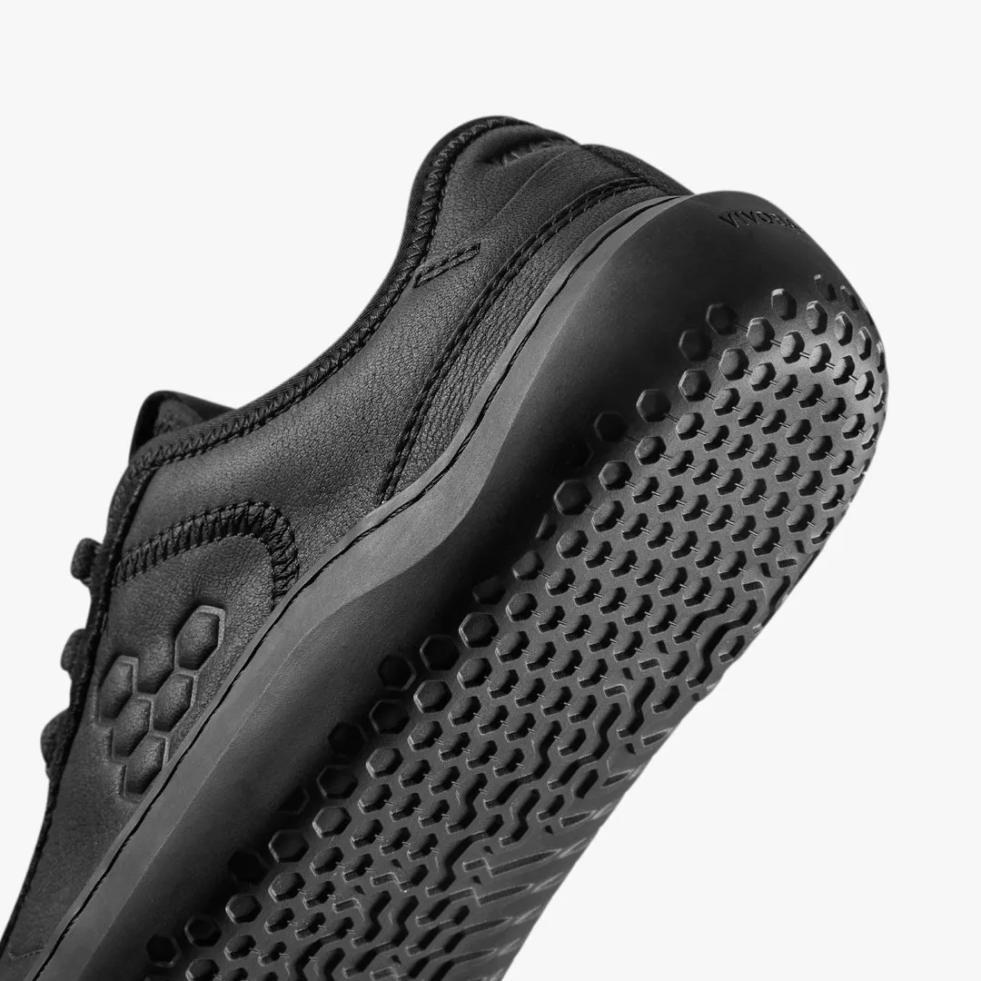 Vivobarefoot Gobi Sneaker Leather Womens  Obsidian