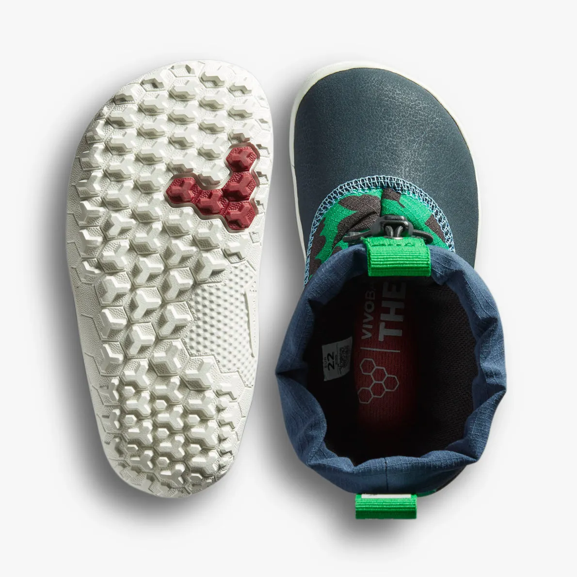 Vivobarefoot Lumi FG x Muddy Puddles Toddlers  Grasshopper