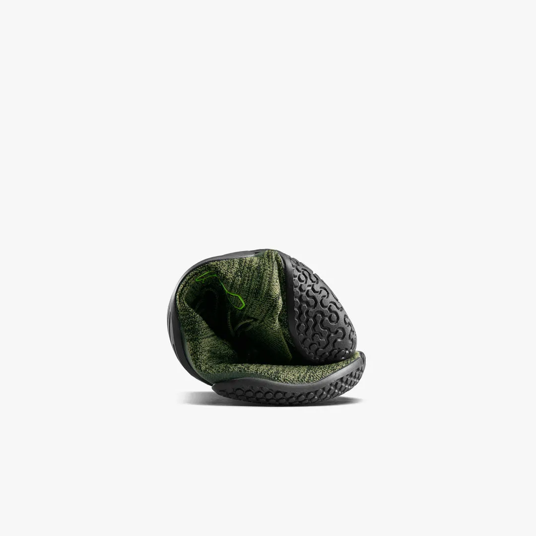 Vivobarefoot Motus Flex Mens  Forest Green/Acid Lime