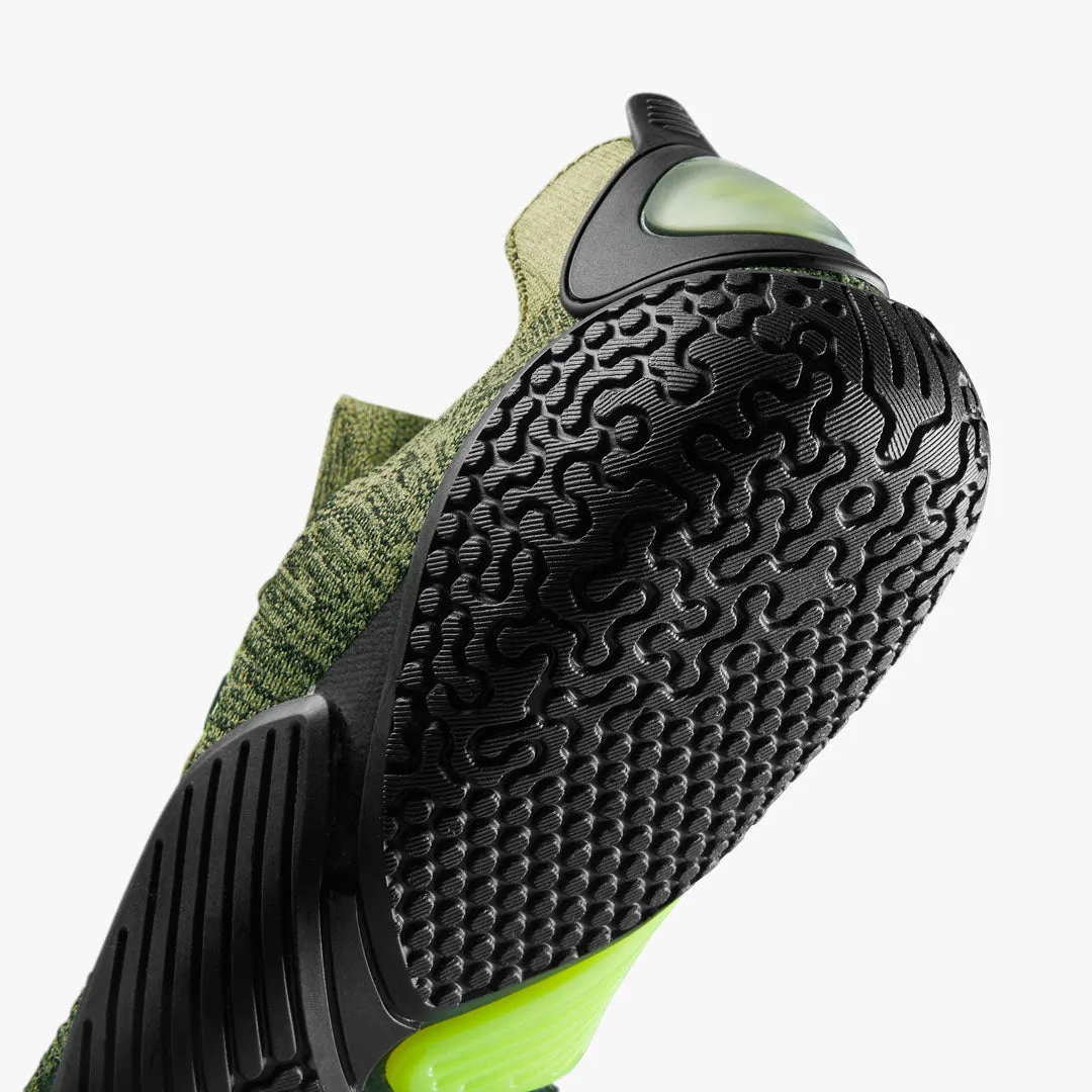 Vivobarefoot Motus Flex Mens  Forest Green/Acid Lime