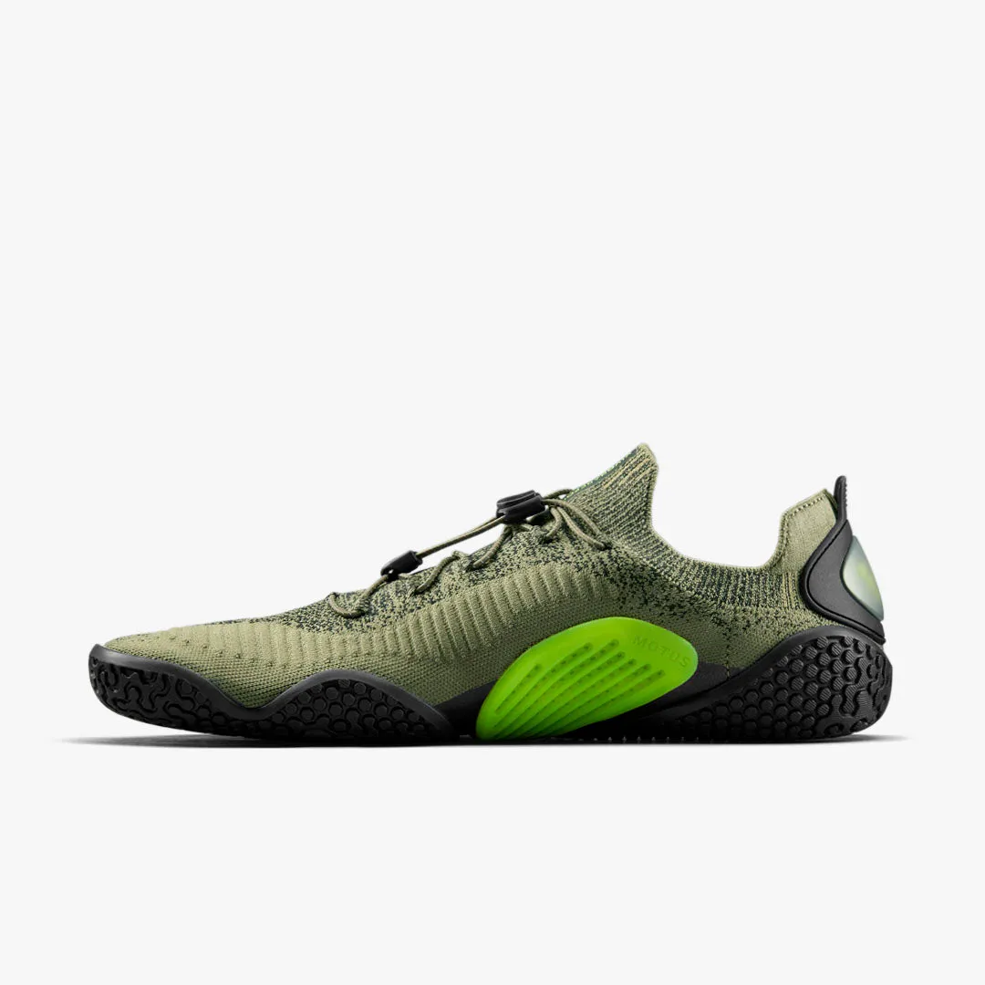 Vivobarefoot Motus Flex Mens  Forest Green/Acid Lime