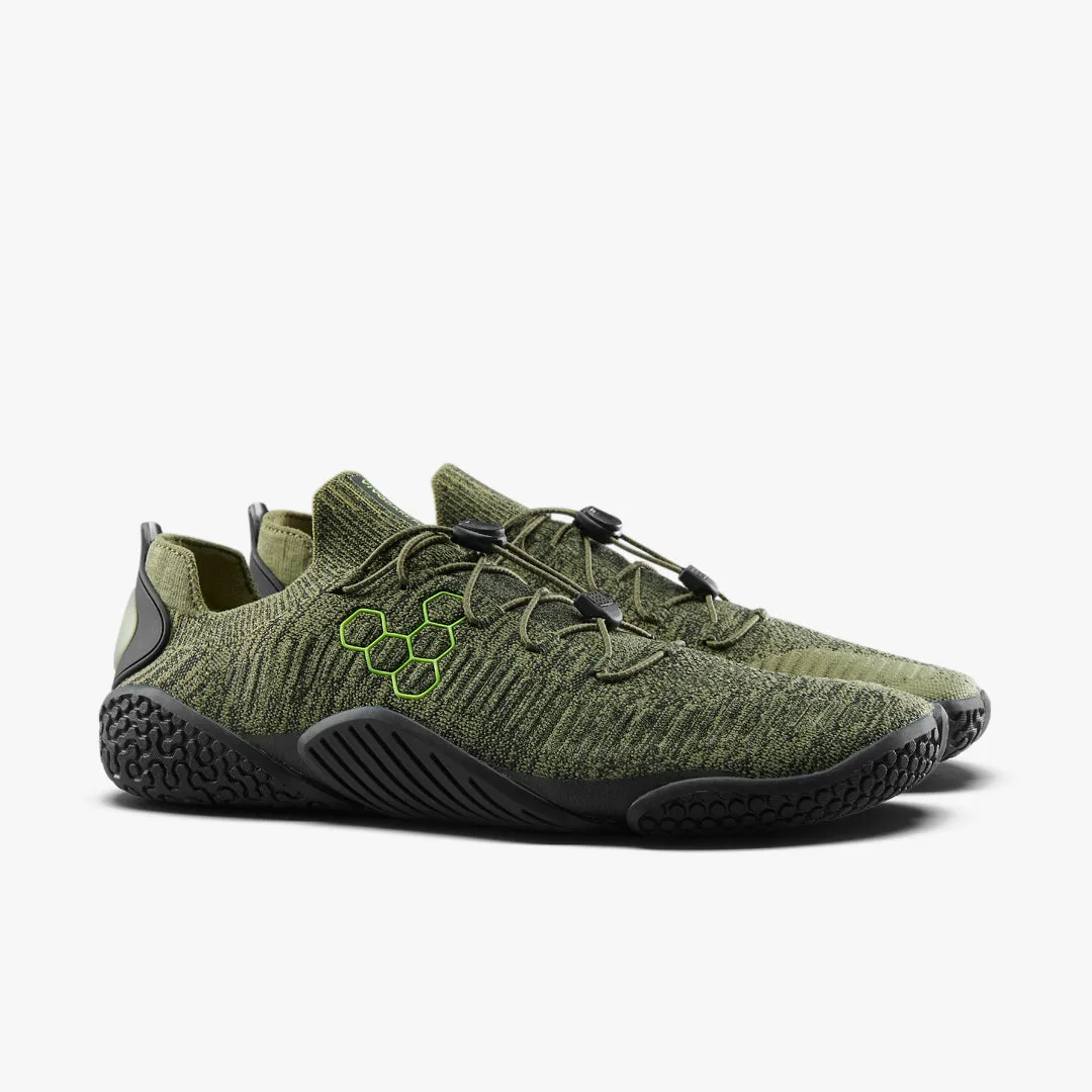 Vivobarefoot Motus Flex Mens  Forest Green/Acid Lime