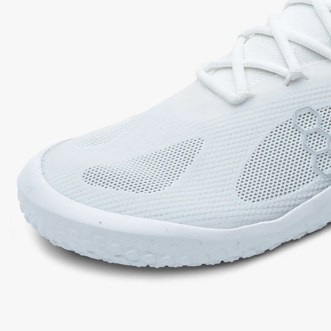 Vivobarefoot Motus Strength Mens  Bright White / Grey