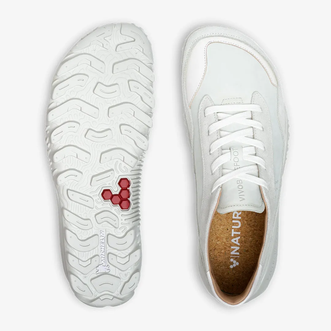 Vivobarefoot Novus Mens  White Leather