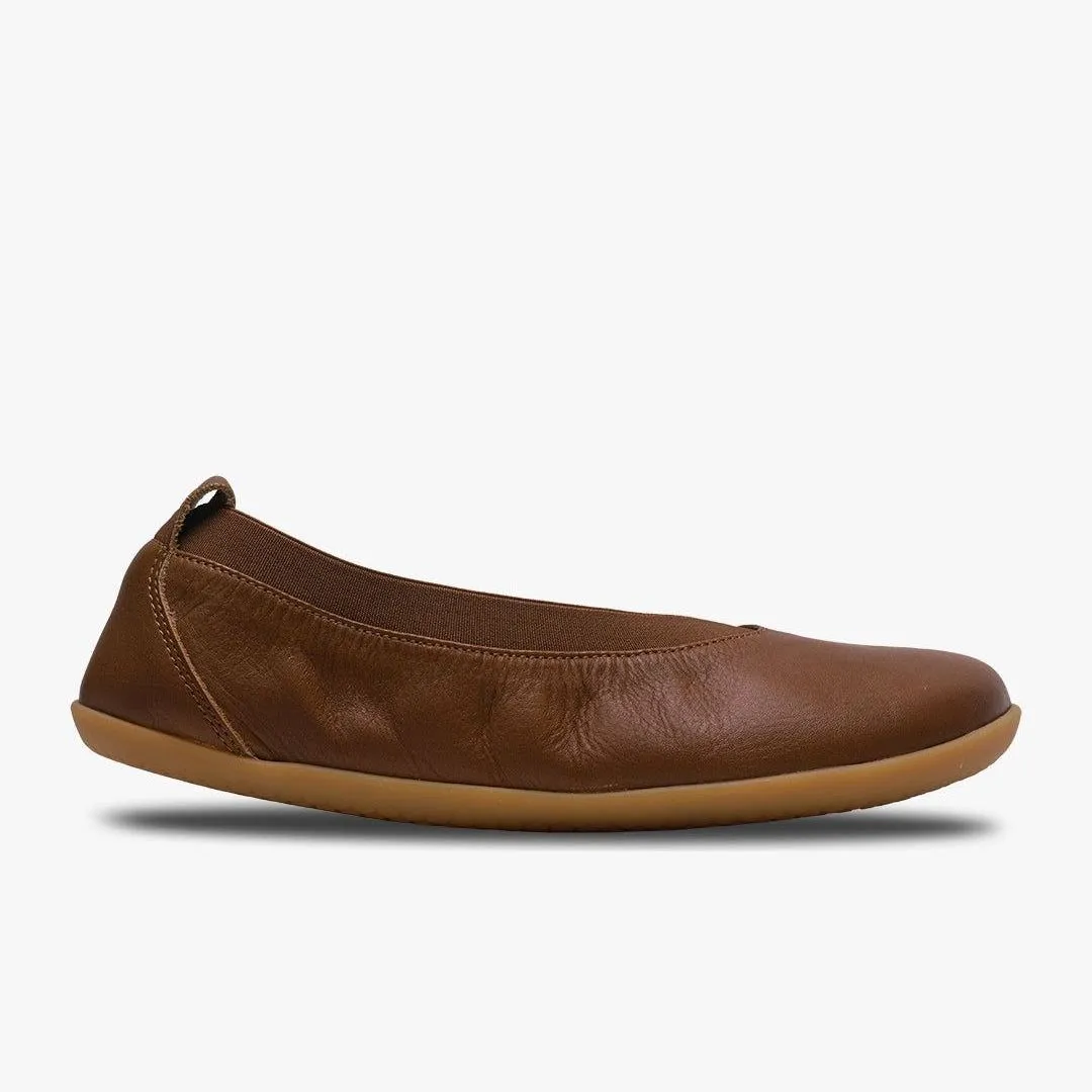 Vivobarefoot Opanka Ballerina Womens  Tan