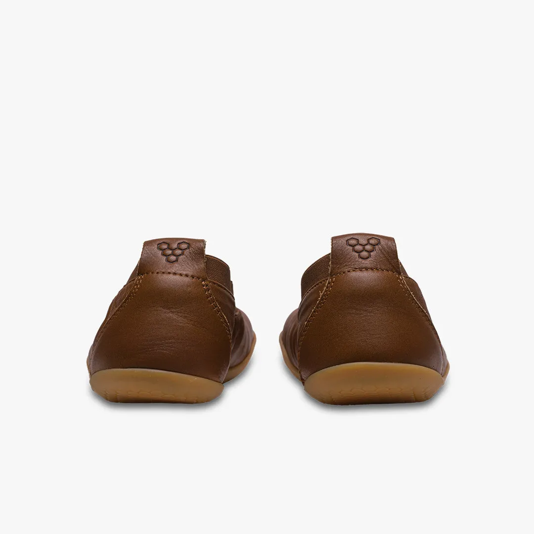 Vivobarefoot Opanka Ballerina Womens  Tan