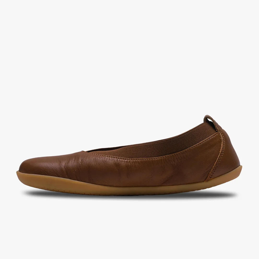 Vivobarefoot Opanka Ballerina Womens  Tan