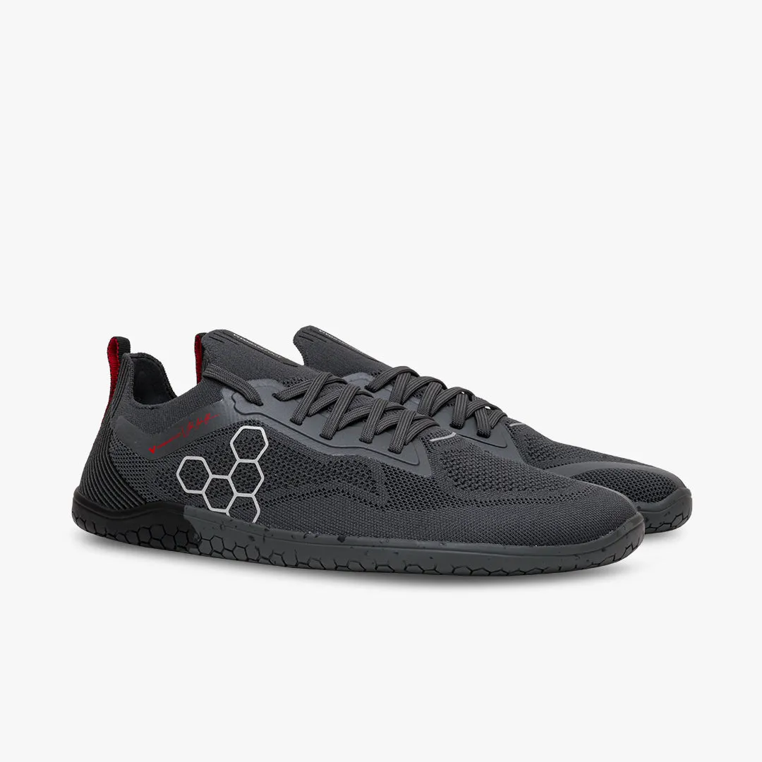 Vivobarefoot Primus Lite Knit JJF Mens  Obsidian-Dark Shadow