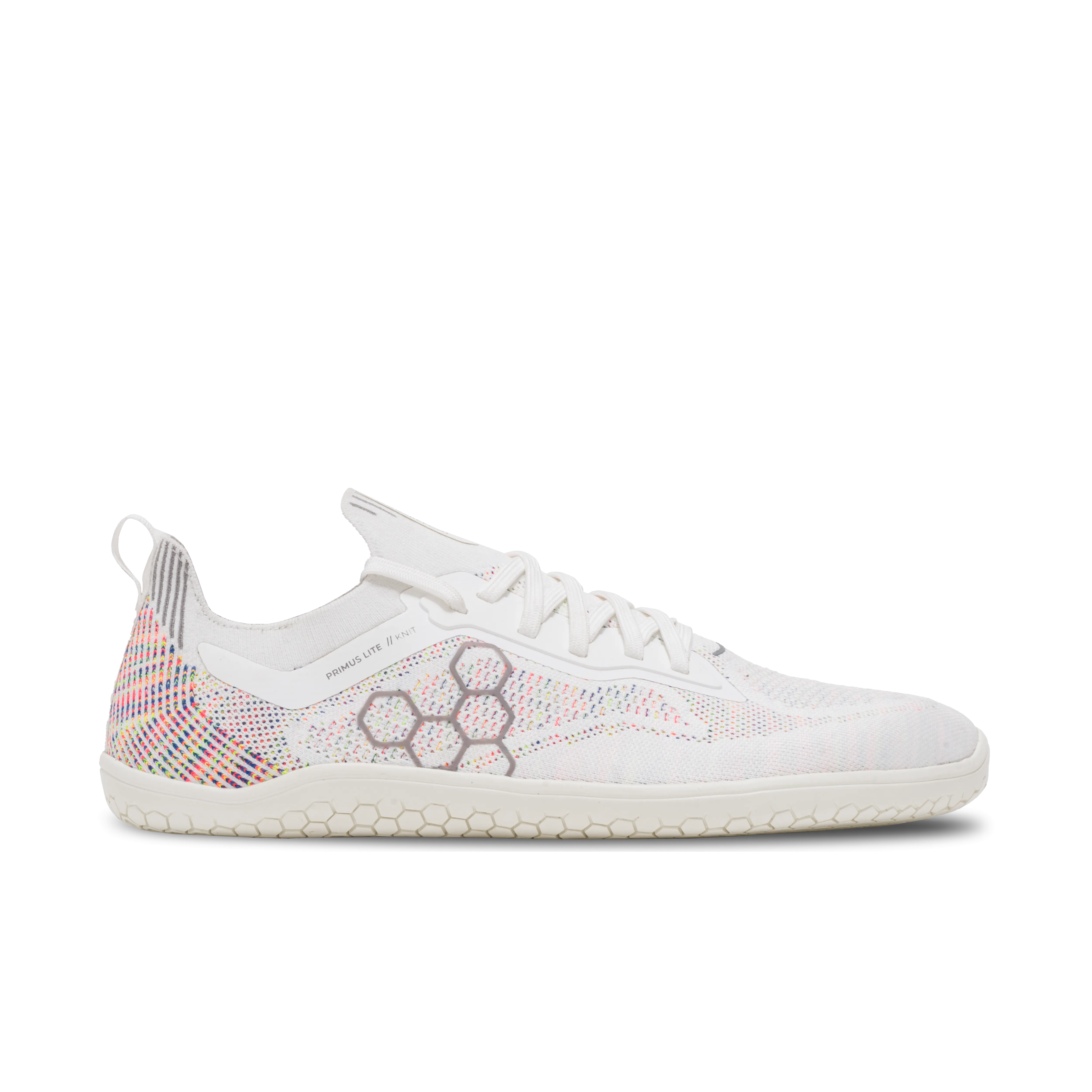 Vivobarefoot Primus Lite Knit Mens  Bright White/Iridescent