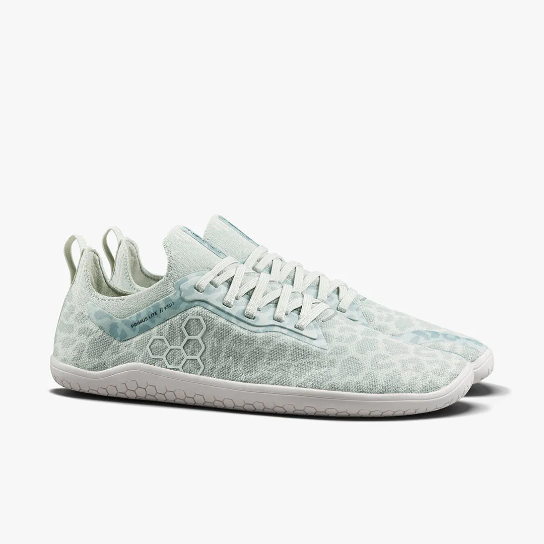 Vivobarefoot Primus Lite Knit Womens  Frosted Mint Leopard