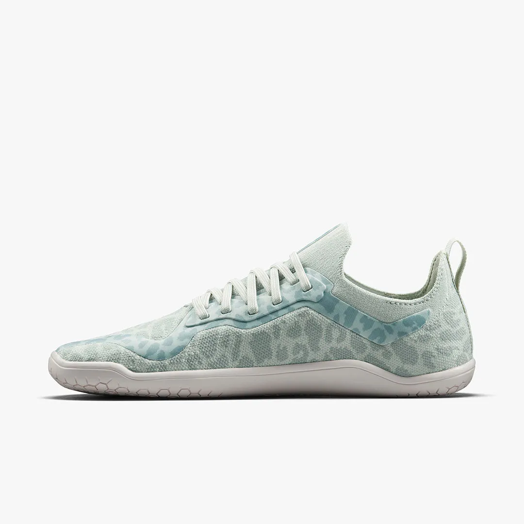Vivobarefoot Primus Lite Knit Womens  Frosted Mint Leopard