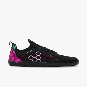 Vivobarefoot Primus Lite Knit Womens  Obsidian / Vibrant Pink