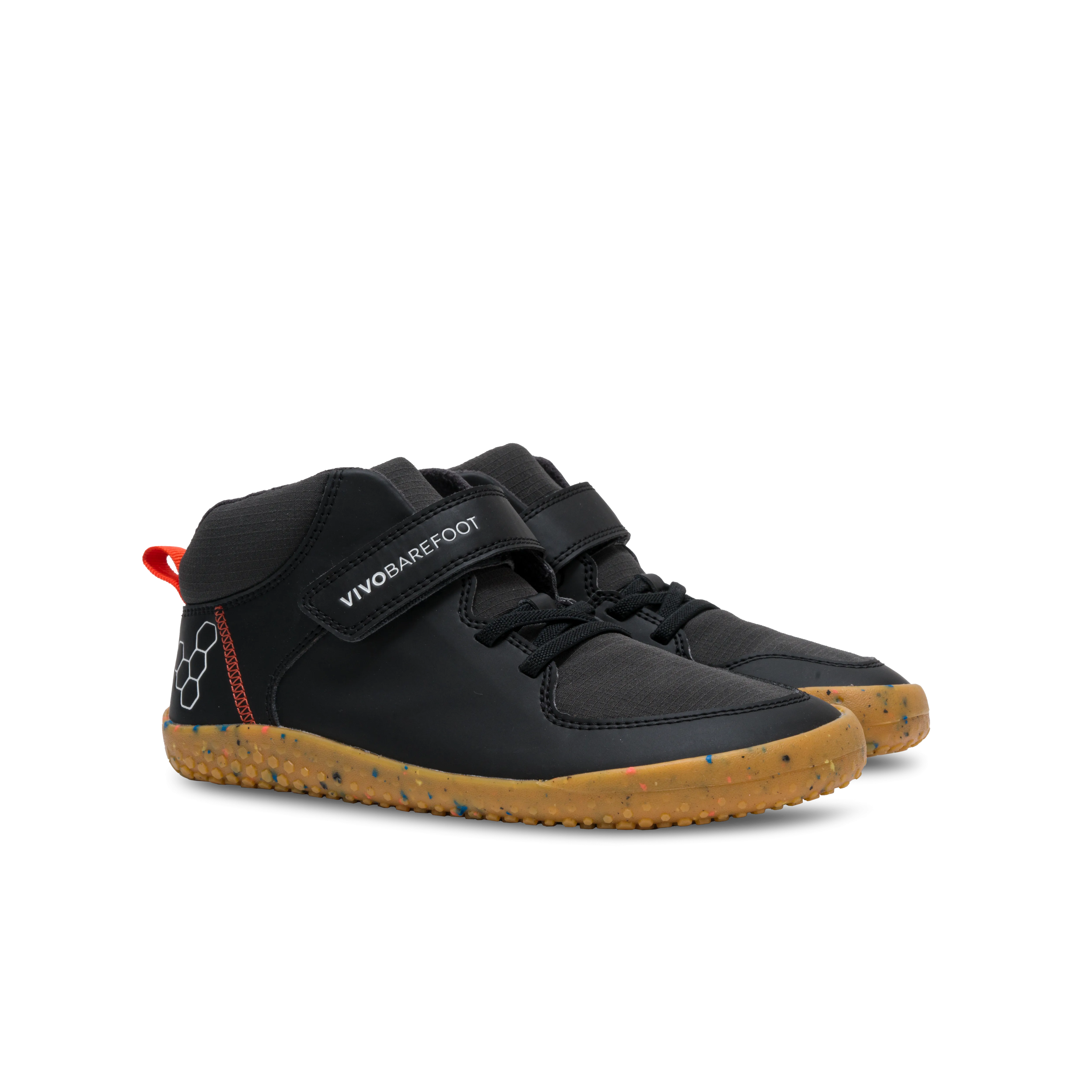 Vivobarefoot Primus Ludo Hi Juniors  Obsidian