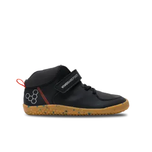 Vivobarefoot Primus Ludo Hi Juniors  Obsidian