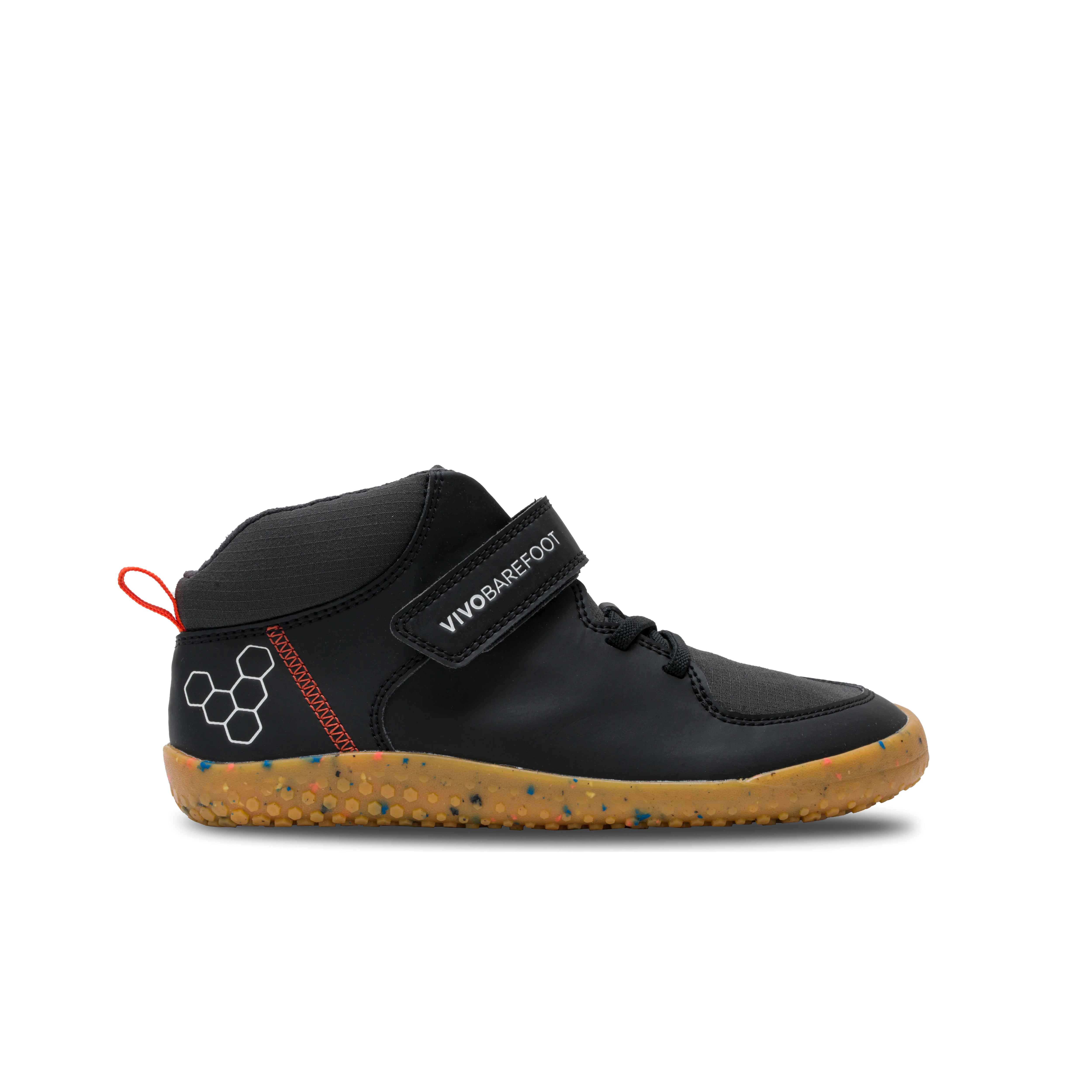 Vivobarefoot Primus Ludo Hi Juniors  Obsidian