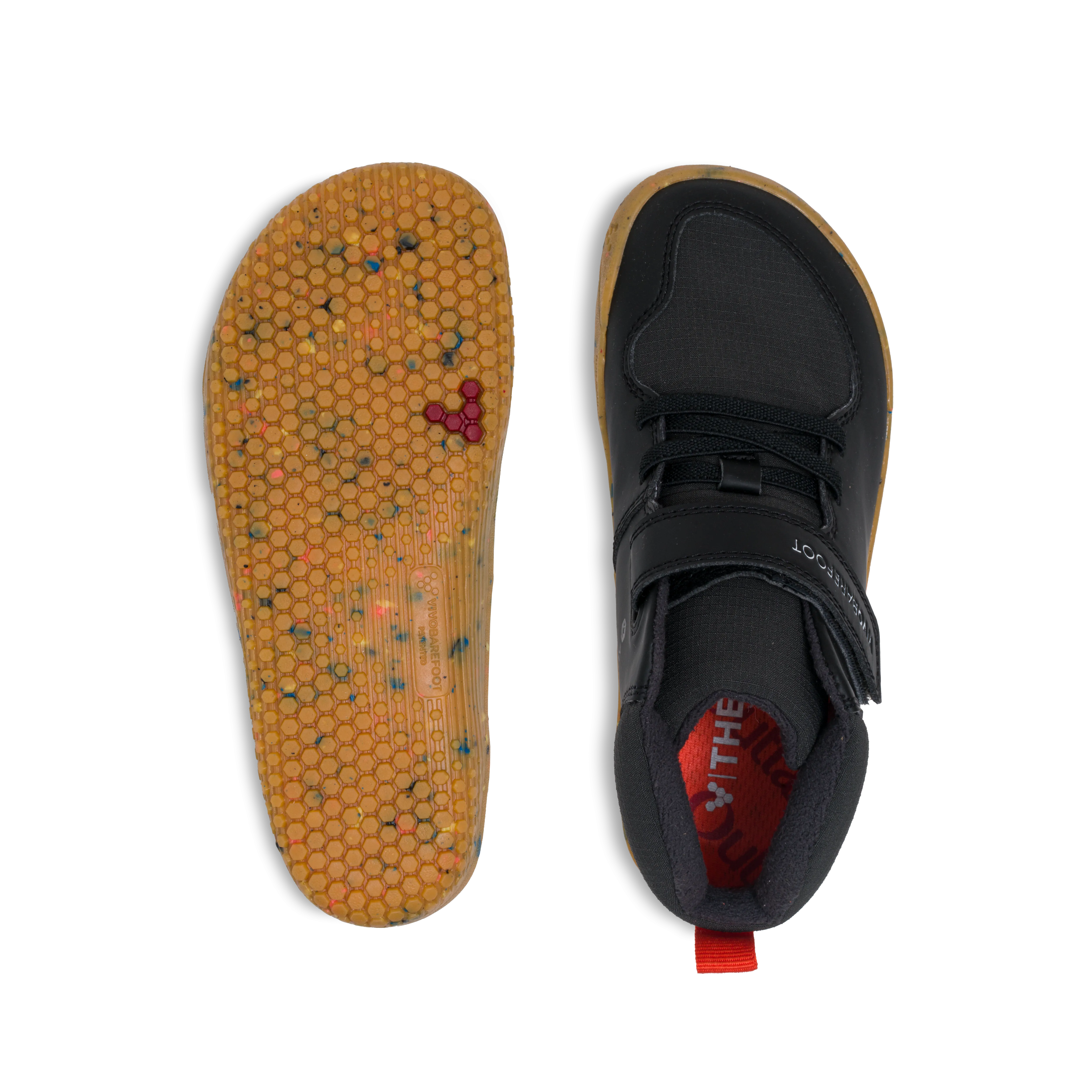Vivobarefoot Primus Ludo Hi Juniors  Obsidian