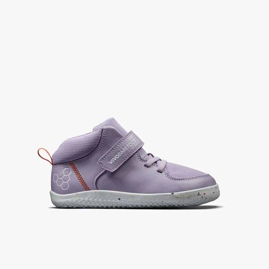 Vivobarefoot Primus Ludo Hi Kids  Lilac