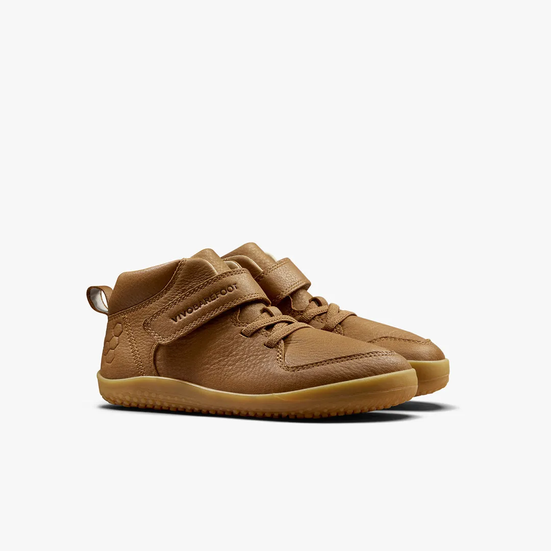 Vivobarefoot Primus Ludo Hi Winterised Kids  Acorn
