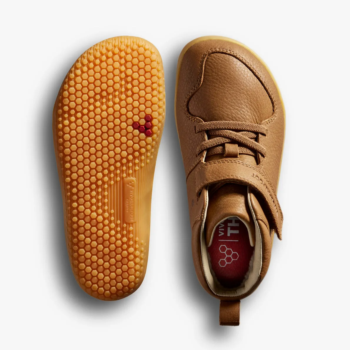 Vivobarefoot Primus Ludo Hi Winterised Kids  Acorn