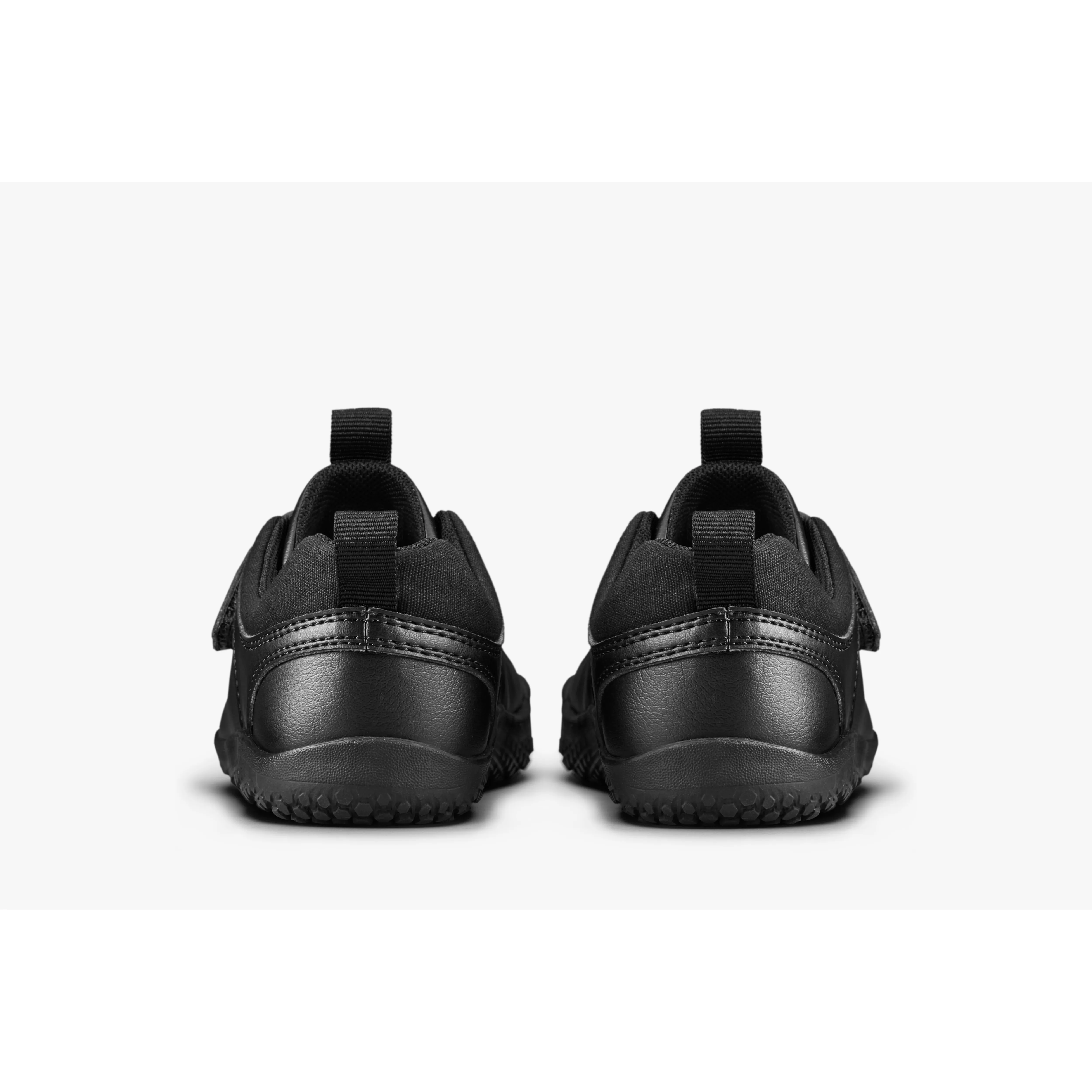 Vivobarefoot Primus Ludo School Animal-Free Juniors  Obsidian