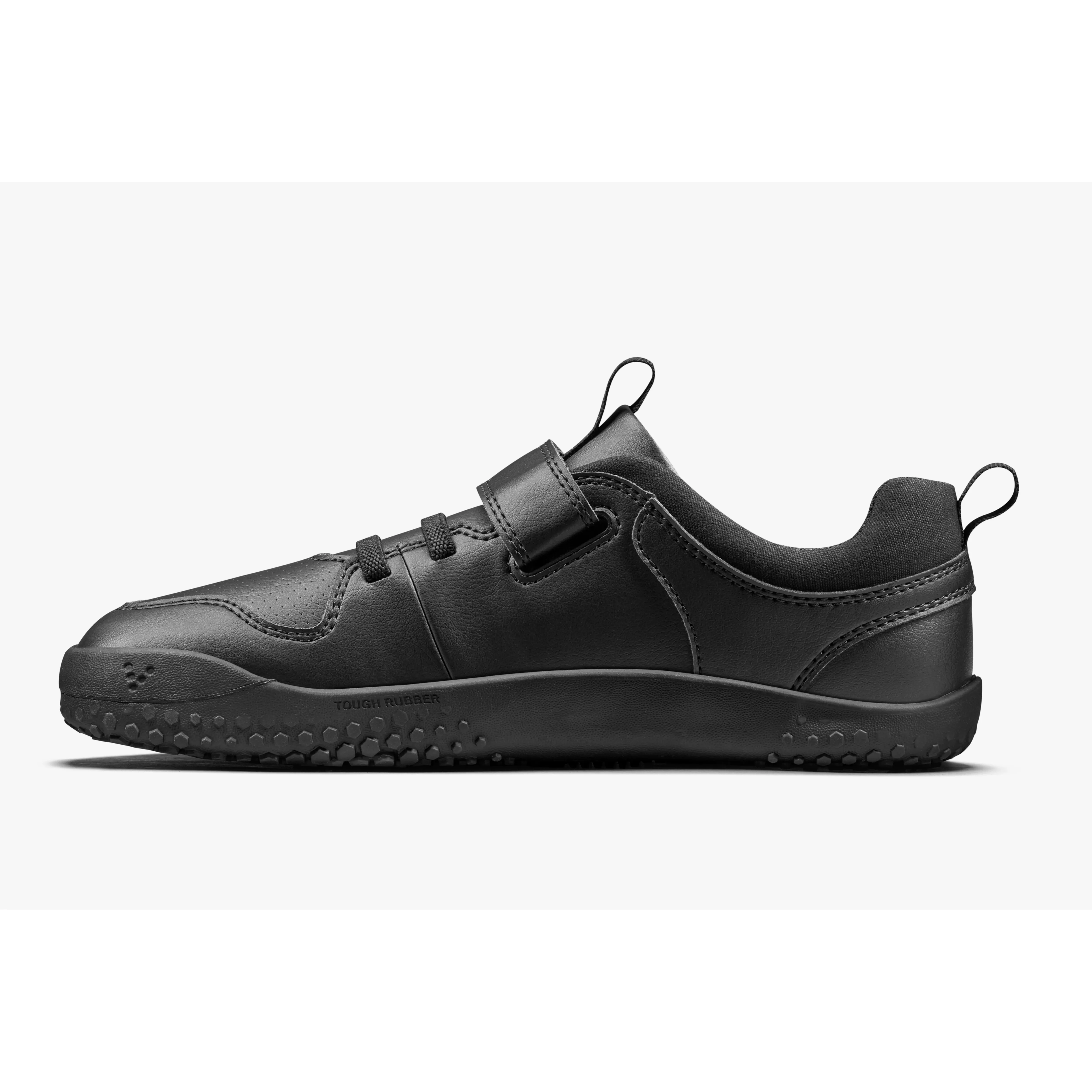 Vivobarefoot Primus Ludo School Animal-Free Juniors  Obsidian