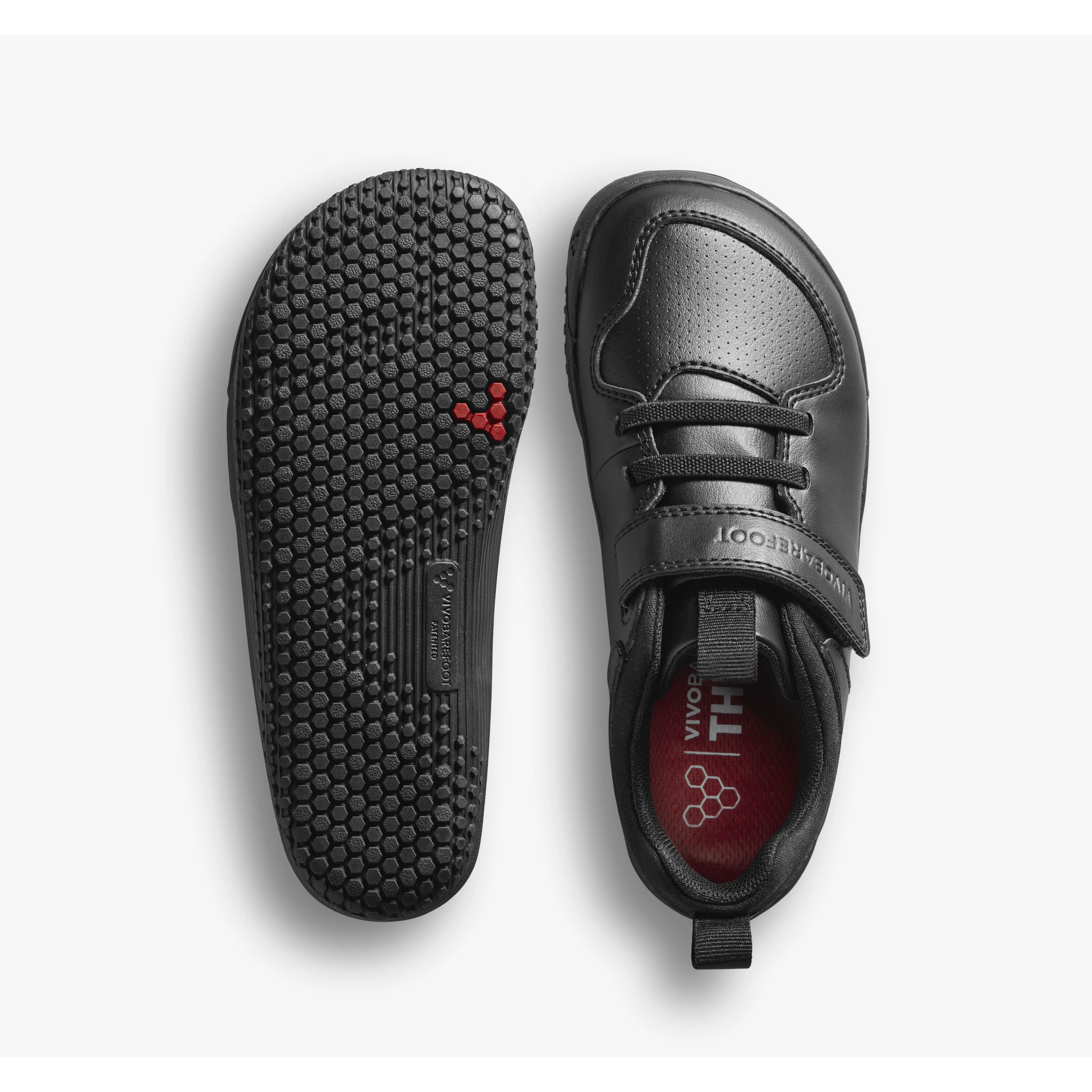 Vivobarefoot Primus Ludo School Animal-Free Kids  Obsidian